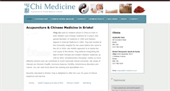 Desktop Screenshot of chi-medicine.co.uk