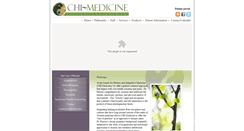 Desktop Screenshot of chi-medicine.com